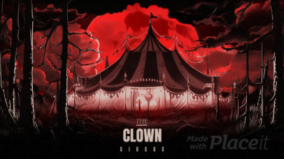 Intro Video Creator for a Paranormal -Themed Channel With AI-Generated Clowns
