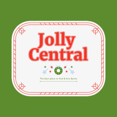 Logo Generator for a Santa Claus Rental Agency 6092i