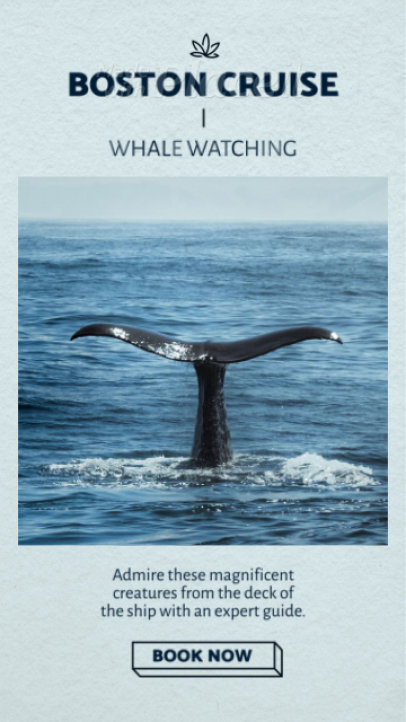 Instagram Story Video Creator for a Whale-Watching Trip
