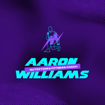 Logo Maker for a Nutritionist and Fitness Coach