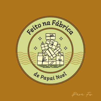 Sticker Design Creator Featuring Christmas Present Graphics 6126k