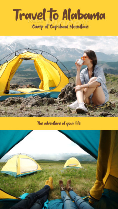 Promotional Instagram Story Video Template for a Trip to Alabama 1436g 7235