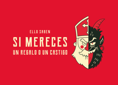 Illustrated Greeting Card Generator With an Anti-Christmas Message