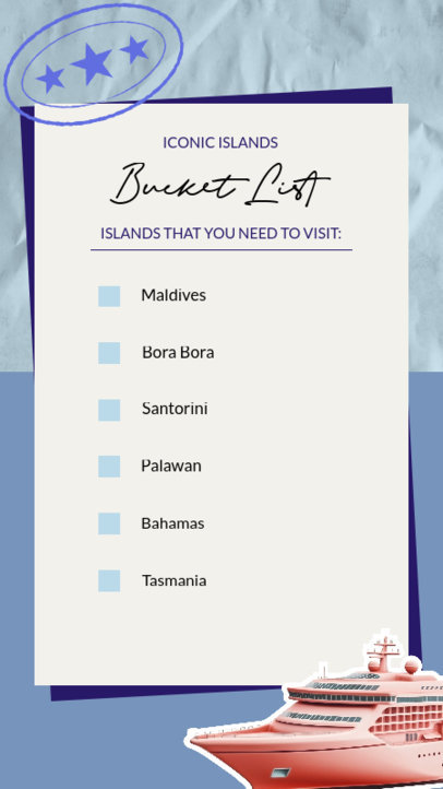 Instagram Story Generator an Island Bucket List for Travelers 5946b