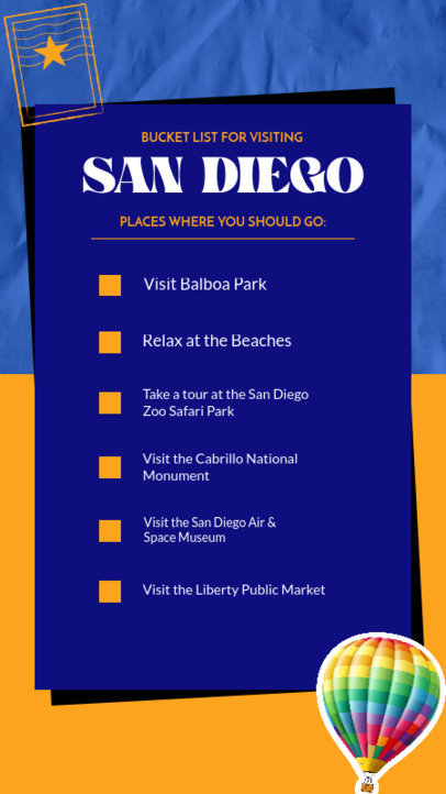 Instagram Story Maker with a San Diego Travel Guide for First-Time Travelers 5946d