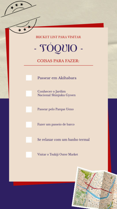 Instagram Story Creator with a First-Time Travelers' Guide to Tokyo 5946g