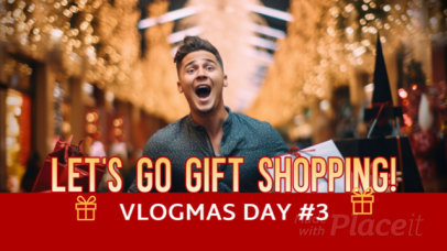 Intro Video Maker for a Christmas Gift-Shopping Vlog