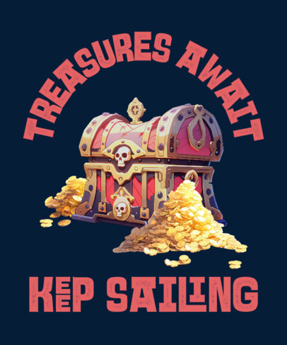 Illustrated T-Shirt Design Generator With a Graphic Inspired by One Piece