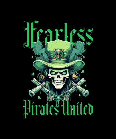 Pirate-Themed T-Shirt Design Creator With a One Piece-Inspired Graphic
