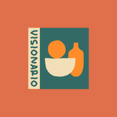 Art Market Logo Creator Featuring Illustrated Crafts