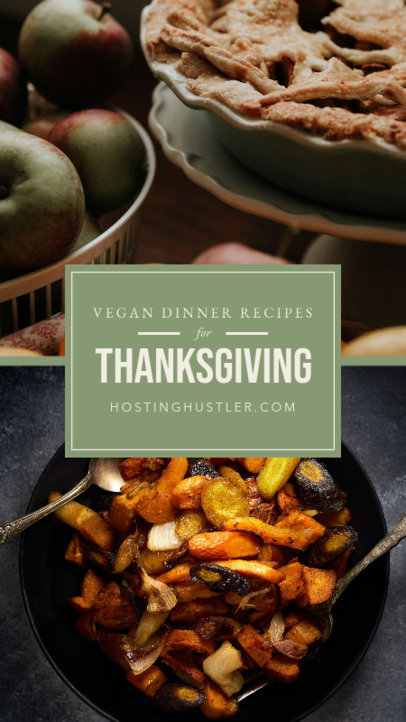 Instagram Story Generator With Vegan Recipes for Thanksgiving