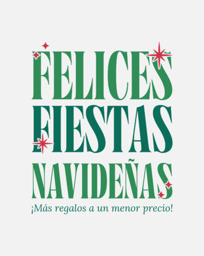 Instagram Post Generator with Huge Text to Promote a Xmas Sale 6640f