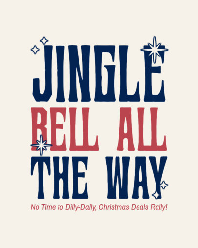 Instagram Post Generator with a Xmas Carol Lyric for a Holiday Sale 6640h