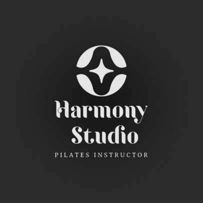 Fitness Logo Generator for a Pilates Instructor