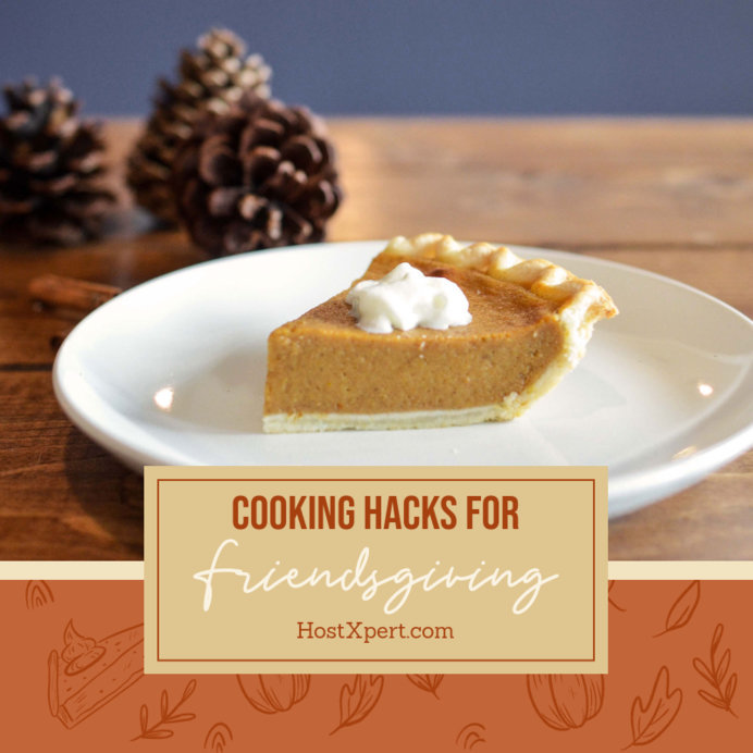 Instagram Post Creator with Cooking Hacks for a Friendsgiving Reunion