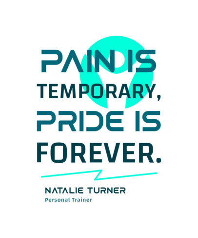 T-Shirt Design Generator for a Fitness Studio With a Quote