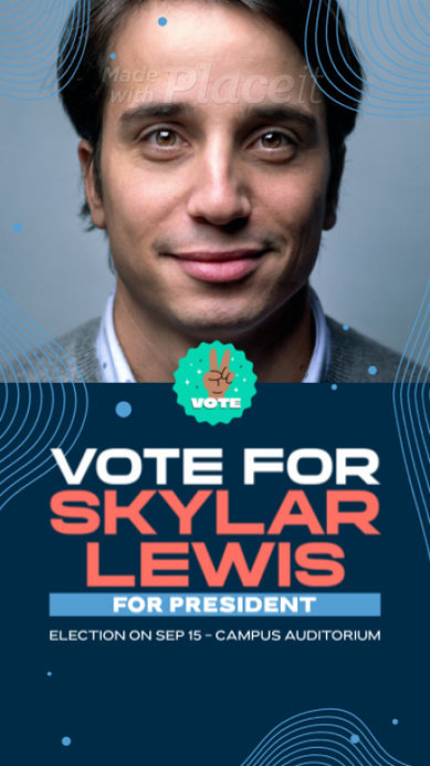 Instagram Story Video Generator for a Presidential Voting Campaign