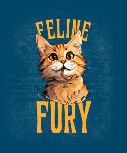 T-Shirt Design Maker With a Cute Cat Graphic Inspired by The Marvels