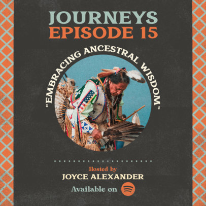 Podcast Cover Template for a Show About Ancestral Wisdom 6001d