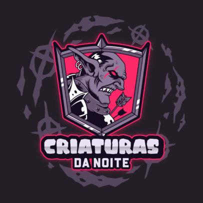 Logo Creator Inspired by Magic The Gathering Featuring a Magical Creature Graphic