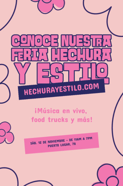 Indie Art Fair Flyer Design Generator Featuring an Event's Ad