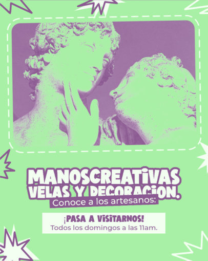 Brand Instagram Post Template for a Handcraft Products Promo 6000c