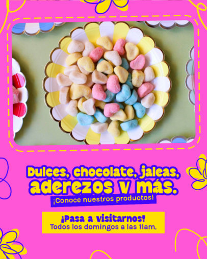 Online Instagram Post Maker for an Arts and Crafts Pop-Up Market Ad 6000h