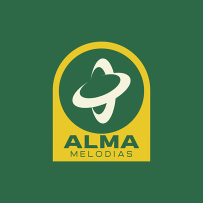 Music Records Shop Logo Creator With a Minimalist Style 6672f-el1