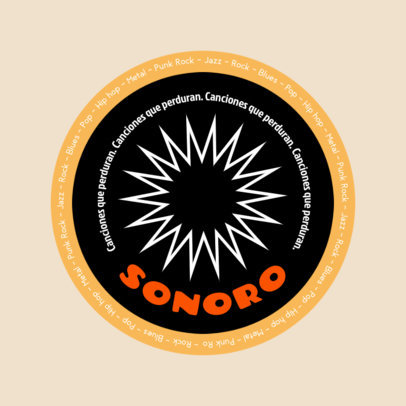 Logo Creator for a Record Store With a Music-Themed Quoet 6668b