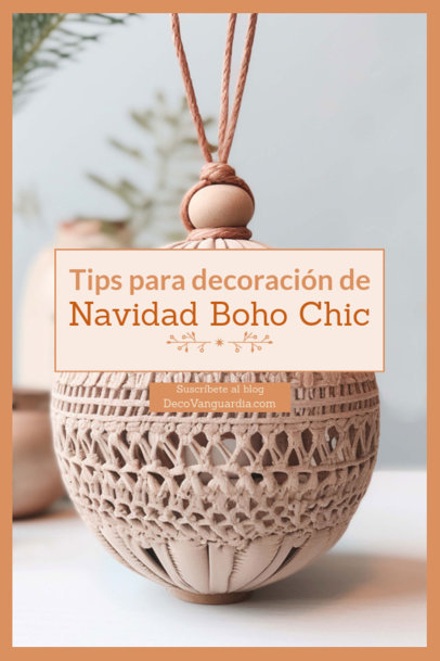 Christmas-Themed Pinterest Pin Maker for Boho Chic Decor Ideas 6175d