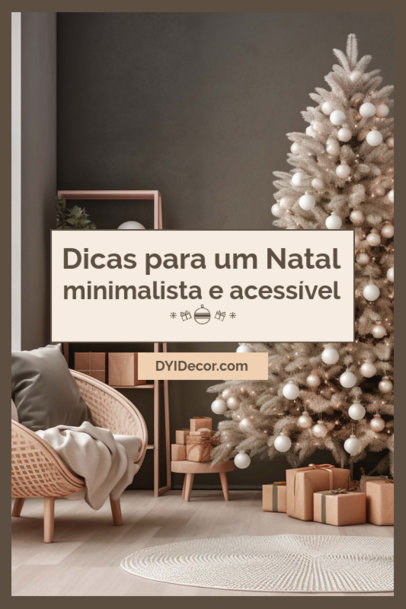 Pinterest Pin Generator With DIY Minimalist Decor Tips for Christmas 6175q