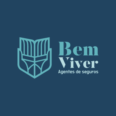 Insurance Company Logo Maker Featuring Illustrated Open Hands