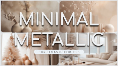 YouTube Thumbnail Generator for a Christmas Decorations Vlog