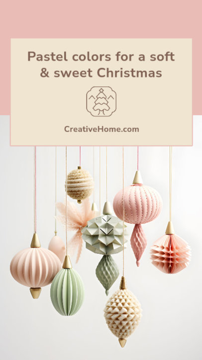 Instagram Story Generator With Pastel Color Ideas for a Soft and Sweet Christmas 6173i