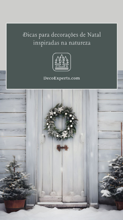 Xmas Instagram Story Maker With Nature-Inspired Home Decor Ideas 6173l