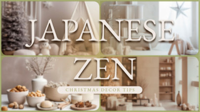 YouTube Thumbnail Generator for a Japanese Zen-Inspired Xmas Decor Tips Vlog 6174f