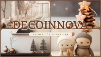 YouTube Thumbnail Creator for a Christmas House Decoration Vlog 6174o