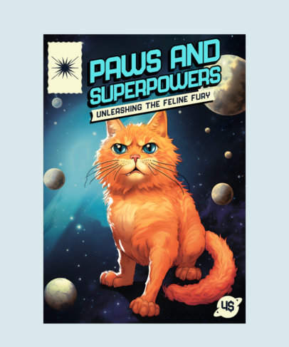 Quote T-Shirt Design Generator Featuring a Marvels-Inspired Cat Graphic