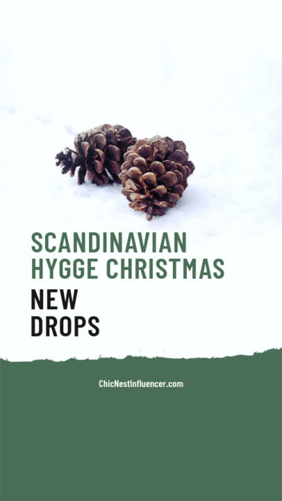 Instagram Story Creator for a Scandinavian Hygge Christmas Decor 6172b