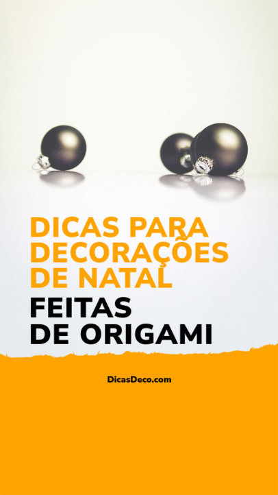 Instagram Story Maker With DIY Origami Decor Tips for Christmas 6172p