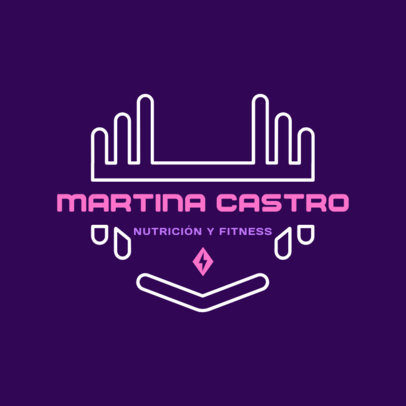 Logo Template for a Certificate Fitness Trainer