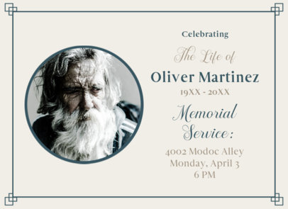 Greeting Card Design Creator to Celebrate the Life of a Loved One