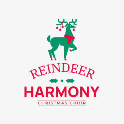 Holiday Logo Maker for a Christmas Choir