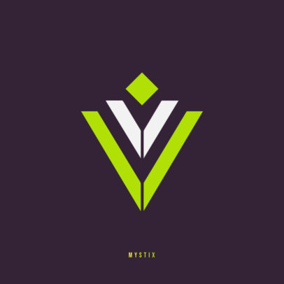 Logo Generator for an eSports Streaming Team Featuring an Abstract Icon