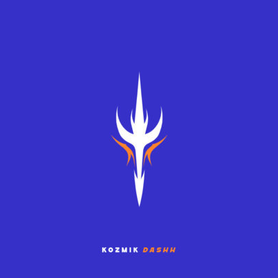 Logo Generator for Streamers Featuring a Sword-Shaped Badge 6684i