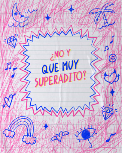 Instagram Post Generator Featuring a Song Lyric Inspired by Shakira