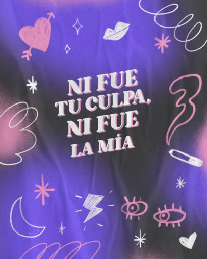 Music-Themed Instagram Post Generator Featuring a Lyric Inspired by Shakira