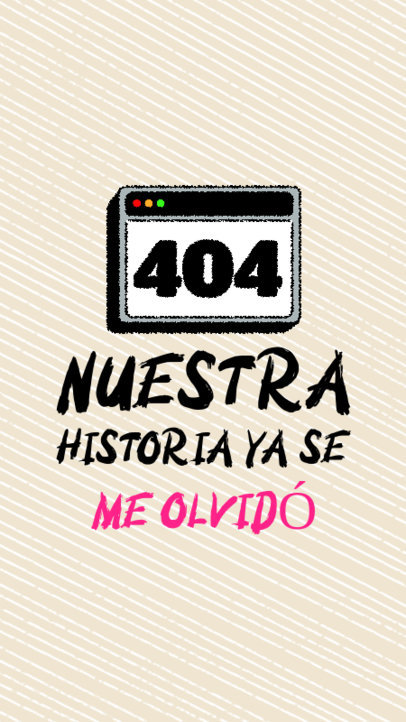 Instagram Story Creator Featuring a Norteno Song Lyric About a Heartbreak 6014k