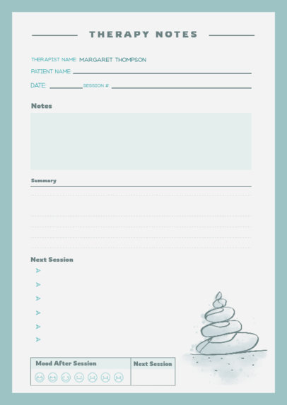 Wellness Planner Design Maker for a Psychotherapy Session 6183d