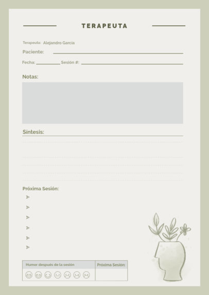 Psychology Planner Design Generator Featuring Therapy Notes 6183e